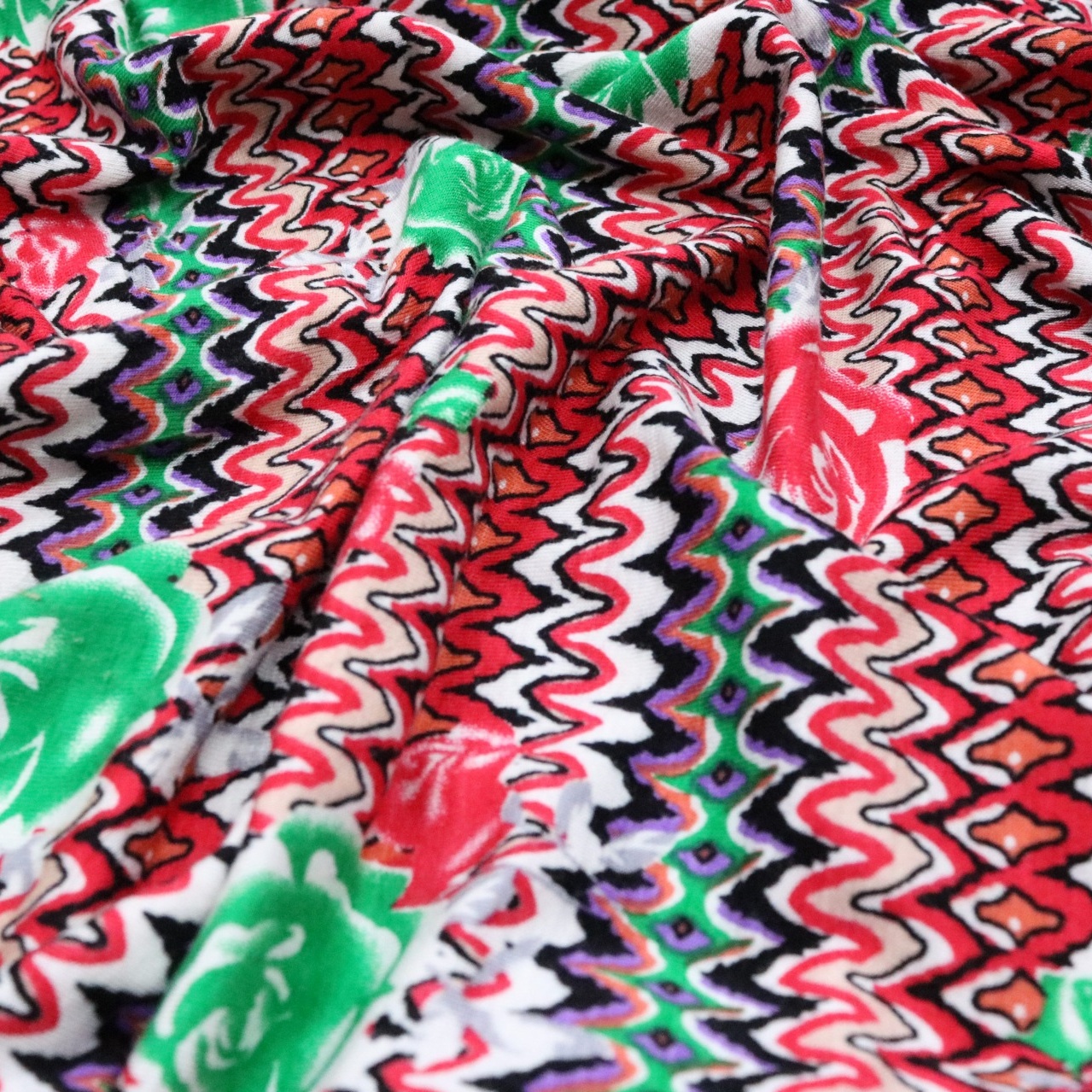 T-Shirting - Printed Brushed DTY - Image 2