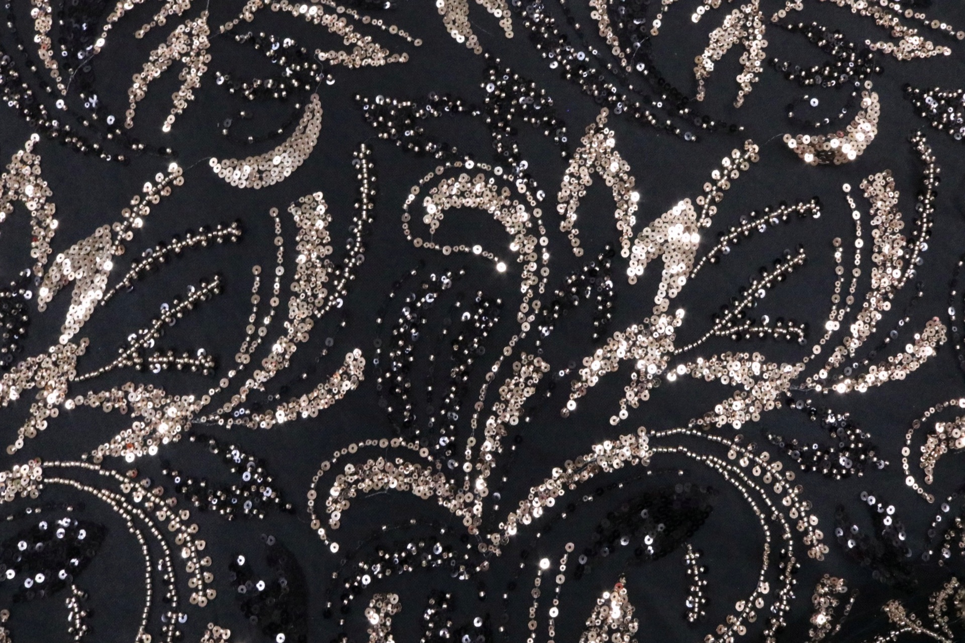 Hand Embroidered Beaded Lace - Image 2