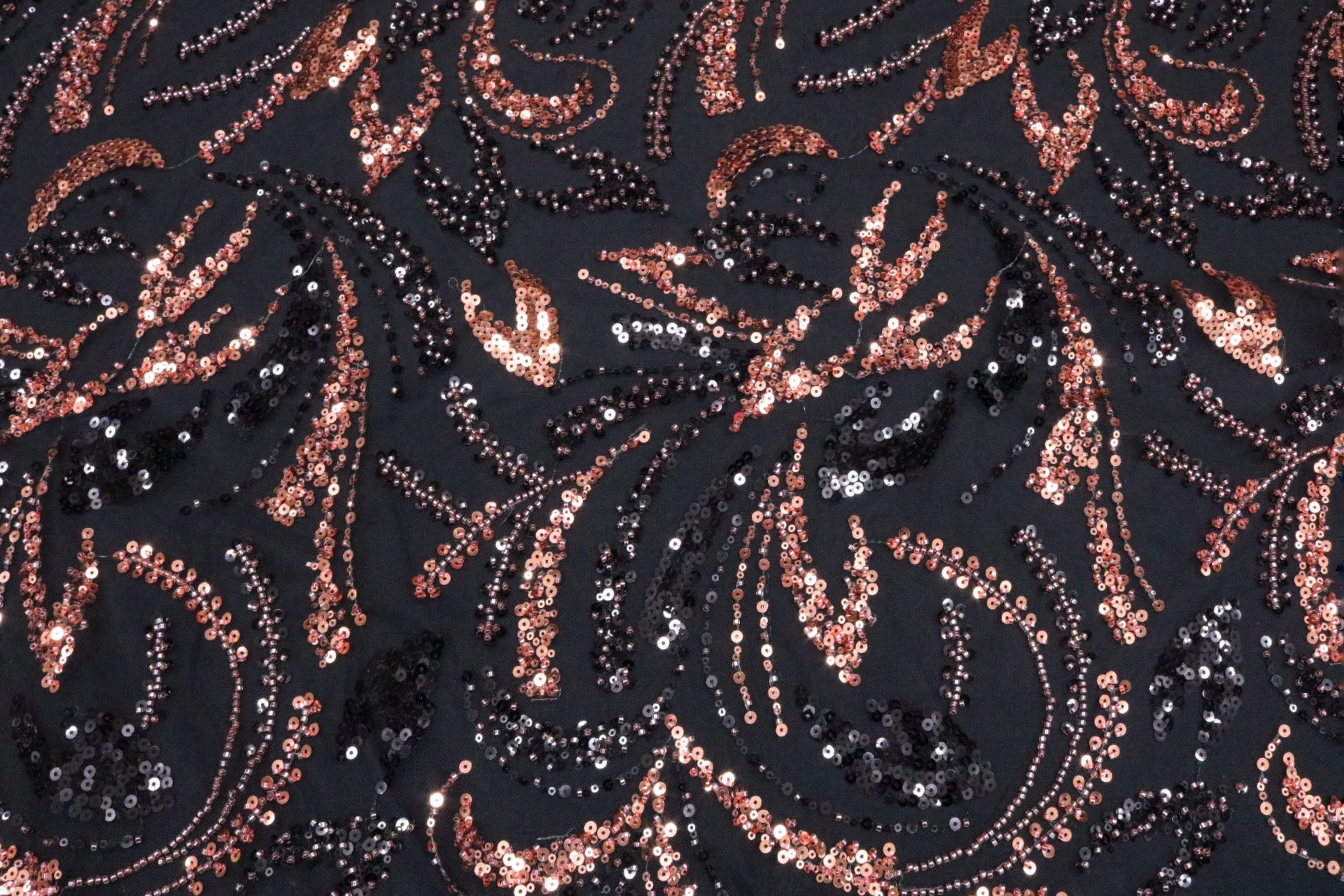 Hand Embroidered Beaded Lace - Image 2